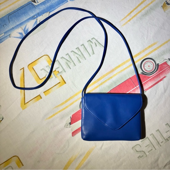 Mossimo Supply Co. Handbags - Mossimo Royal Blue Crossbody Envelope Mini Purse with Snap Closure